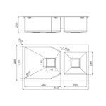 Chậu rửa chén Malloca MS 610T